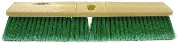 Weiler - 18" General Purpose Synthetic Push Broom - 3" Bristle Length, Foam Block, Threaded Handle Connection, Handle Sold Separately - Apex Tool & Supply