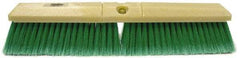 Weiler - 18" General Purpose Synthetic Push Broom - 3" Bristle Length, Foam Block, Threaded Handle Connection, Handle Sold Separately - Apex Tool & Supply