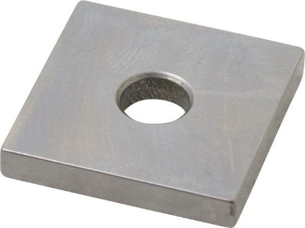 Mitutoyo - 0.147" Square Steel Gage Block - Accuracy Grade 0, Includes Certificate of Inspection - Apex Tool & Supply
