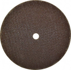 Norton - 6" 60 Grit Aluminum Oxide Cutoff Wheel - 0.035" Thick, 1/2" Arbor, 10,190 Max RPM, Use with Die Grinders - Apex Tool & Supply