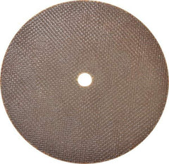 Norton - 6" 60 Grit Aluminum Oxide Cutoff Wheel - 0.06" Thick, 1/2" Arbor, 10,190 Max RPM, Use with Die Grinders - Apex Tool & Supply