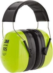 3M - Over the Head Black & Green Earmuffs - 30 NRR Rating - Apex Tool & Supply