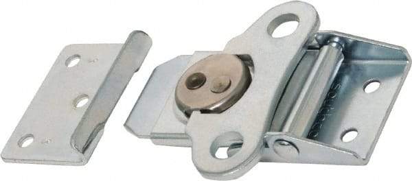 Value Collection - 3.43" Long x 2-3/4" Wide x 0.670" High, Draw Latch - Steel, with Zinc Plate, Bright Chromate Dip Finish - Apex Tool & Supply