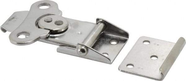Value Collection - 3.43" Long x 2-3/4" Wide x 0.67" High, Draw Latch - Stainless Steel, with Natural Finish - Apex Tool & Supply