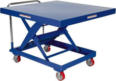 Vestil - 2,000 Lb Capacity, 34" Lift Height, Portable Workstation Manually Operated Lift - Apex Tool & Supply