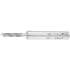 SPI - #0-80, Class 2B, 3B, Single End Plug Thread Go Gage - Steel, Size 000 Handle Not Included - Apex Tool & Supply