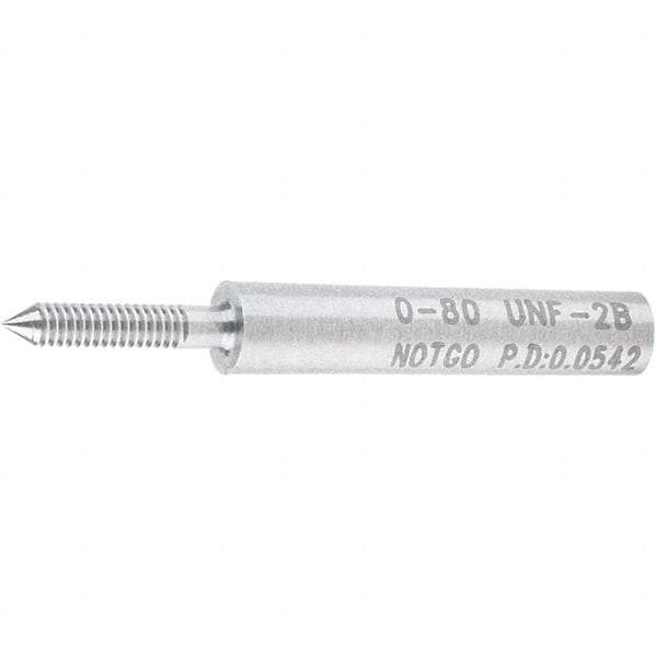 SPI - #0-80, Class 2B, Single End Plug Thread No Go Gage - Steel, Size 000 Handle Not Included - Apex Tool & Supply