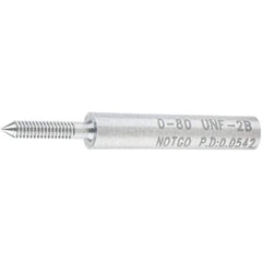 SPI - #0-80, Class 2B, Single End Plug Thread No Go Gage - Steel, Size 000 Handle Not Included - Apex Tool & Supply