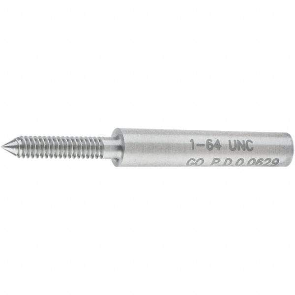 SPI - #1-64, Class 2B, 3B, Single End Plug Thread Go Gage - Steel, Size 000 Handle Not Included - Apex Tool & Supply
