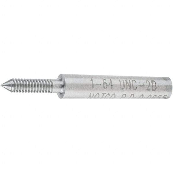 SPI - #1-64, Class 2B, Single End Plug Thread No Go Gage - Steel, Size 000 Handle Not Included - Apex Tool & Supply