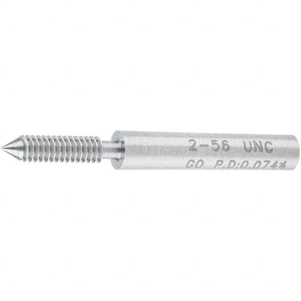 SPI - #2-56, Class 2B, 3B, Single End Plug Thread Go Gage - Steel, Size 000 Handle Not Included - Apex Tool & Supply