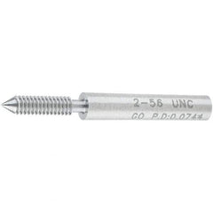 SPI - #2-56, Class 2B, 3B, Single End Plug Thread Go Gage - Steel, Size 000 Handle Not Included - Apex Tool & Supply