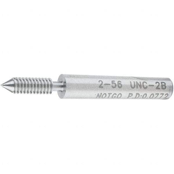 SPI - #2-56, Class 2B, Single End Plug Thread No Go Gage - Steel, Size 000 Handle Not Included - Apex Tool & Supply