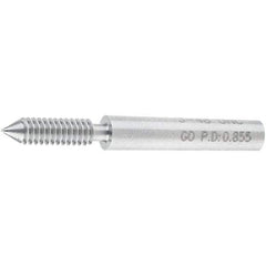 SPI - #3-48, Class 2B, 3B, Single End Plug Thread Go Gage - Steel, Size 000 Handle Not Included - Apex Tool & Supply