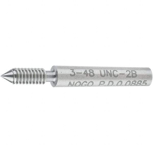 SPI - #3-48, Class 2B, Single End Plug Thread No Go Gage - Steel, Size 000 Handle Not Included - Apex Tool & Supply