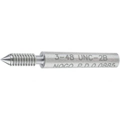 SPI - #3-48, Class 2B, Single End Plug Thread No Go Gage - Steel, Size 000 Handle Not Included - Apex Tool & Supply
