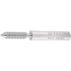 SPI - #4-40, Class 2B, 3B, Single End Plug Thread Go Gage - Steel, Size 00 Handle Not Included - Apex Tool & Supply