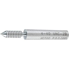 SPI - #4-40, Class 2B, Single End Plug Thread No Go Gage - Steel, Size 00 Handle Not Included - Apex Tool & Supply