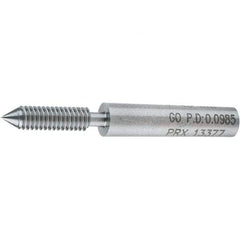 SPI - #4-48, Class 2B, 3B, Single End Plug Thread Go Gage - Steel, Size 00 Handle Not Included - Apex Tool & Supply