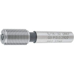 SPI - 5/16-32, Class 2B, 3B, Single End Plug Thread Go Gage - Steel, Size 1 Handle Not Included - Apex Tool & Supply