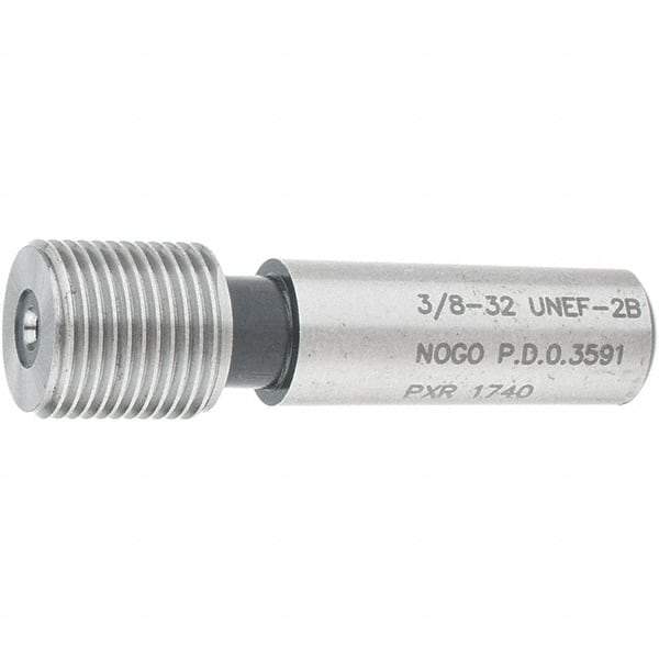 SPI - 3/8-32, Class 2B, Single End Plug Thread No Go Gage - Steel, Size 2 Handle Not Included - Apex Tool & Supply