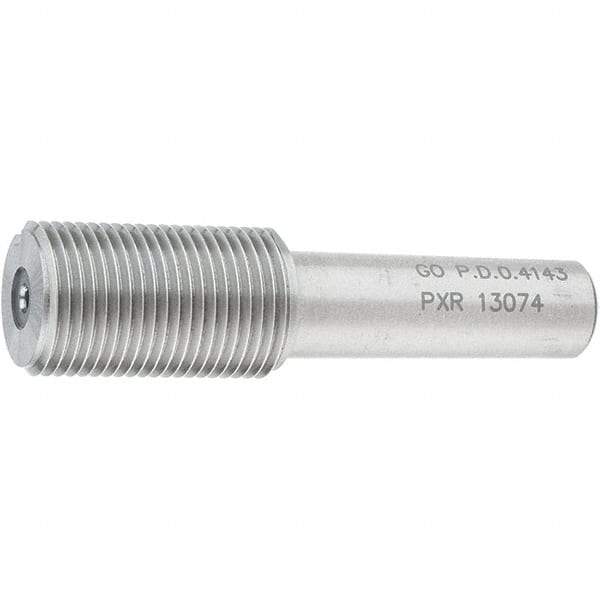 SPI - 7/16-28, Class 2B, 3B, Single End Plug Thread Go Gage - Steel, Size 2 Handle Not Included - Apex Tool & Supply
