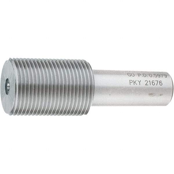 SPI - 5/8-24, Class 2B, 3B, Single End Plug Thread Go Gage - Steel, Size 3 Handle Not Included - Apex Tool & Supply