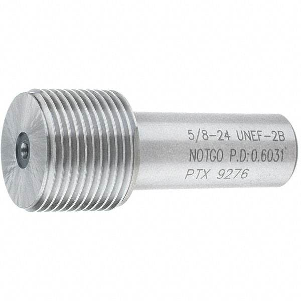SPI - 5/8-24, Class 2B, Single End Plug Thread No Go Gage - Steel, Size 3 Handle Not Included - Apex Tool & Supply
