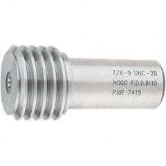 SPI - 7/8-9, Class 2B, Single End Plug Thread No Go Gage - Steel, Size 4 Handle Not Included - Apex Tool & Supply