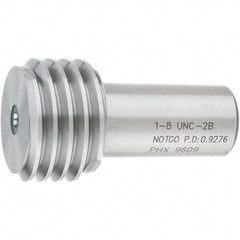 SPI - 1-8, Class 2B, Single End Plug Thread No Go Gage - Steel, Size 4 Handle Not Included - Apex Tool & Supply