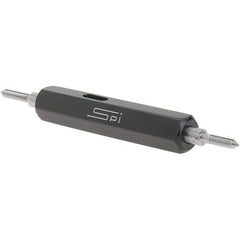 SPI - #1-72, Class 2B, Double End Plug Thread Go/No Go Gage - Steel, Size 000 Handle Included - Apex Tool & Supply