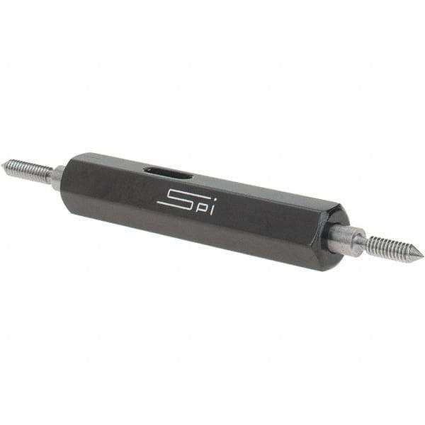 SPI - #2-56, Class 2B, Double End Plug Thread Go/No Go Gage - Steel, Size 000 Handle Included - Apex Tool & Supply
