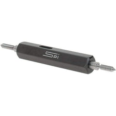 SPI - #2-56, Class 2B, Double End Plug Thread Go/No Go Gage - Steel, Size 000 Handle Included - Apex Tool & Supply