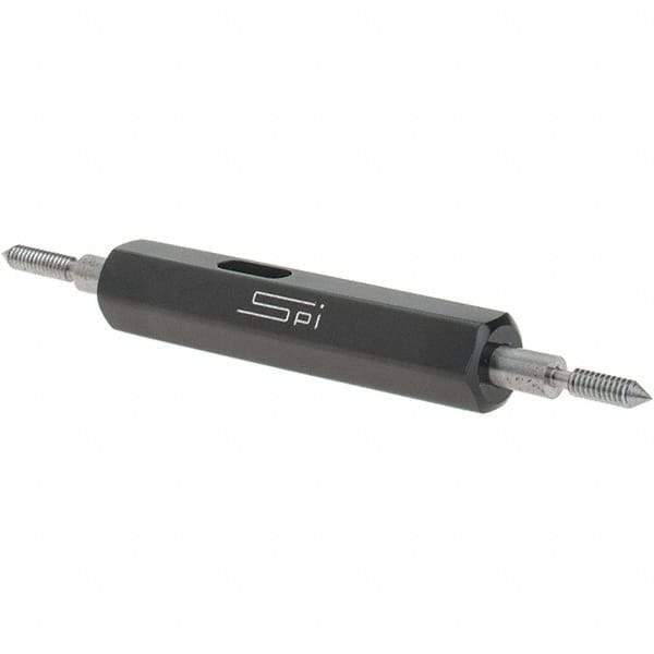 SPI - #2-56, Class 3B, Double End Plug Thread Go/No Go Gage - Steel, Size 000 Handle Included - Apex Tool & Supply
