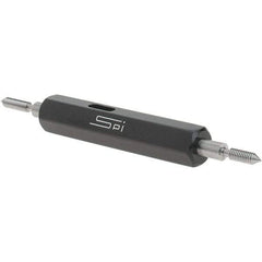 SPI - #2-64, Class 2B, Double End Plug Thread Go/No Go Gage - Steel, Size 000 Handle Included - Apex Tool & Supply