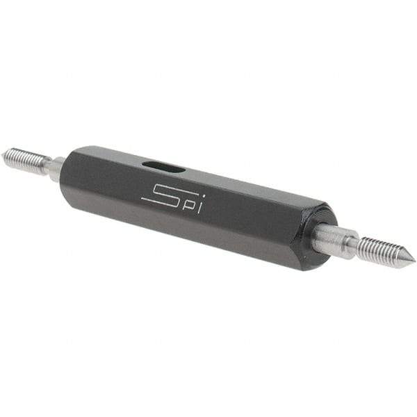 SPI - #3-56, Class 2B, Double End Plug Thread Go/No Go Gage - Steel, Size 000 Handle Included - Apex Tool & Supply