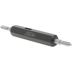 SPI - #3-56, Class 2B, Double End Plug Thread Go/No Go Gage - Steel, Size 000 Handle Included - Apex Tool & Supply