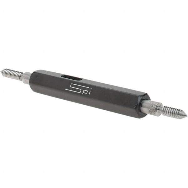 SPI - #4-40, Class 2B, Double End Plug Thread Go/No Go Gage - Steel, Size 00 Handle Included - Apex Tool & Supply