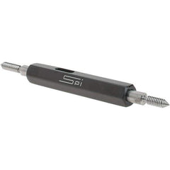 SPI - #4-40, Class 2B, Double End Plug Thread Go/No Go Gage - Steel, Size 00 Handle Included - Apex Tool & Supply