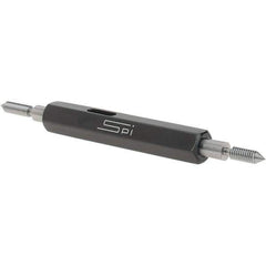 SPI - #4-48, Class 2B, Double End Plug Thread Go/No Go Gage - Steel, Size 00 Handle Included - Apex Tool & Supply