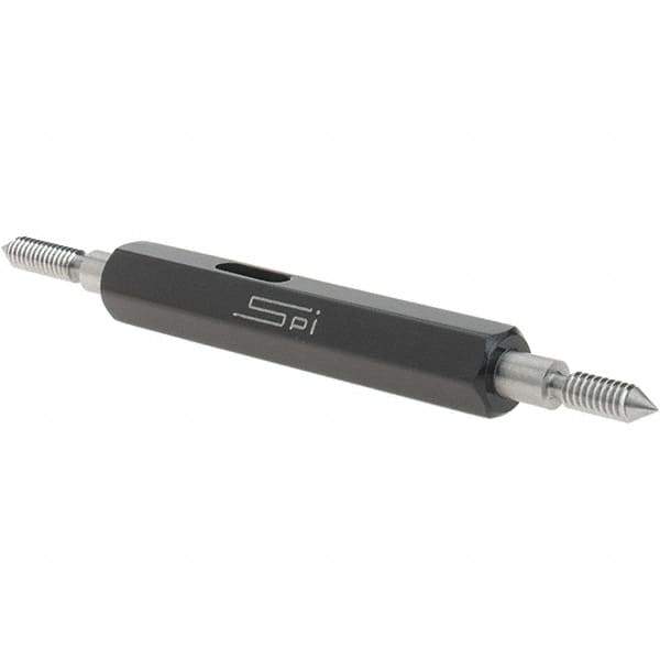 SPI - #5-40, Class 2B, Double End Plug Thread Go/No Go Gage - Steel, Size 00 Handle Included - Apex Tool & Supply