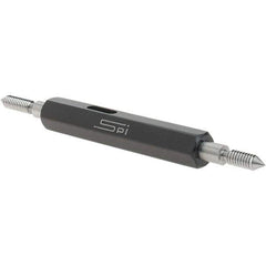 SPI - #5-40, Class 2B, Double End Plug Thread Go/No Go Gage - Steel, Size 00 Handle Included - Apex Tool & Supply