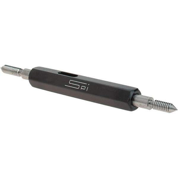 SPI - #5-40, Class 3B, Double End Plug Thread Go/No Go Gage - Steel, Size 00 Handle Included - Apex Tool & Supply