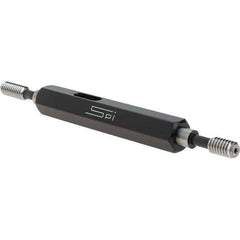 SPI - #8-32, Class 2B, Double End Plug Thread Go/No Go Gage - Steel, Size 0 Handle Included - Apex Tool & Supply