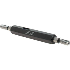 SPI - #8-36, Class 3B, Double End Plug Thread Go/No Go Gage - Steel, Size 0 Handle Included - Apex Tool & Supply