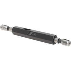 SPI - #12-24, Class 2B, Double End Plug Thread Go/No Go Gage - Steel, Size 0 Handle Included - Apex Tool & Supply