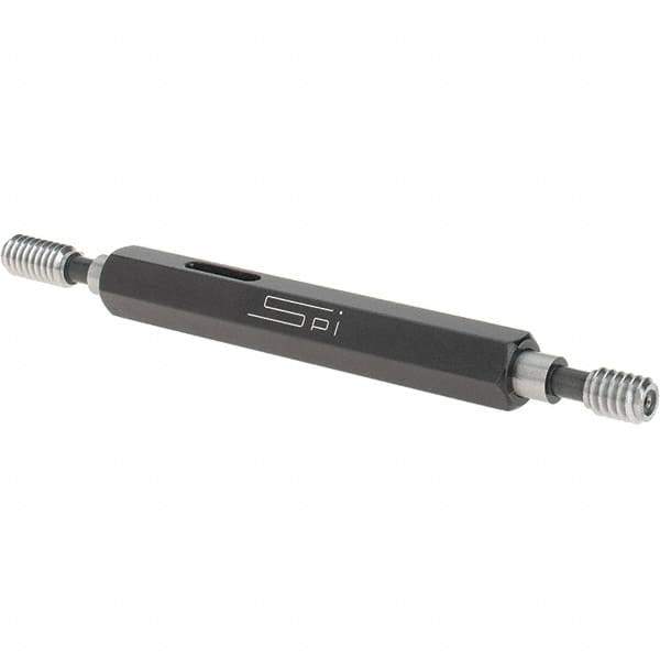 SPI - 1/4-20, Class 3B, Double End Plug Thread Go/No Go Gage - Steel, Size 1 Handle Included - Apex Tool & Supply