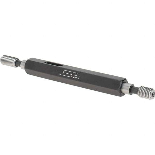 SPI - 1/4-28, Class 2B, Double End Plug Thread Go/No Go Gage - Steel, Size 1 Handle Included - Apex Tool & Supply