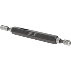 SPI - 1/4-28, Class 2B, Double End Plug Thread Go/No Go Gage - Steel, Size 1 Handle Included - Apex Tool & Supply
