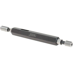 SPI - 1/4-28, Class 3B, Double End Plug Thread Go/No Go Gage - Steel, Size 1 Handle Included - Apex Tool & Supply